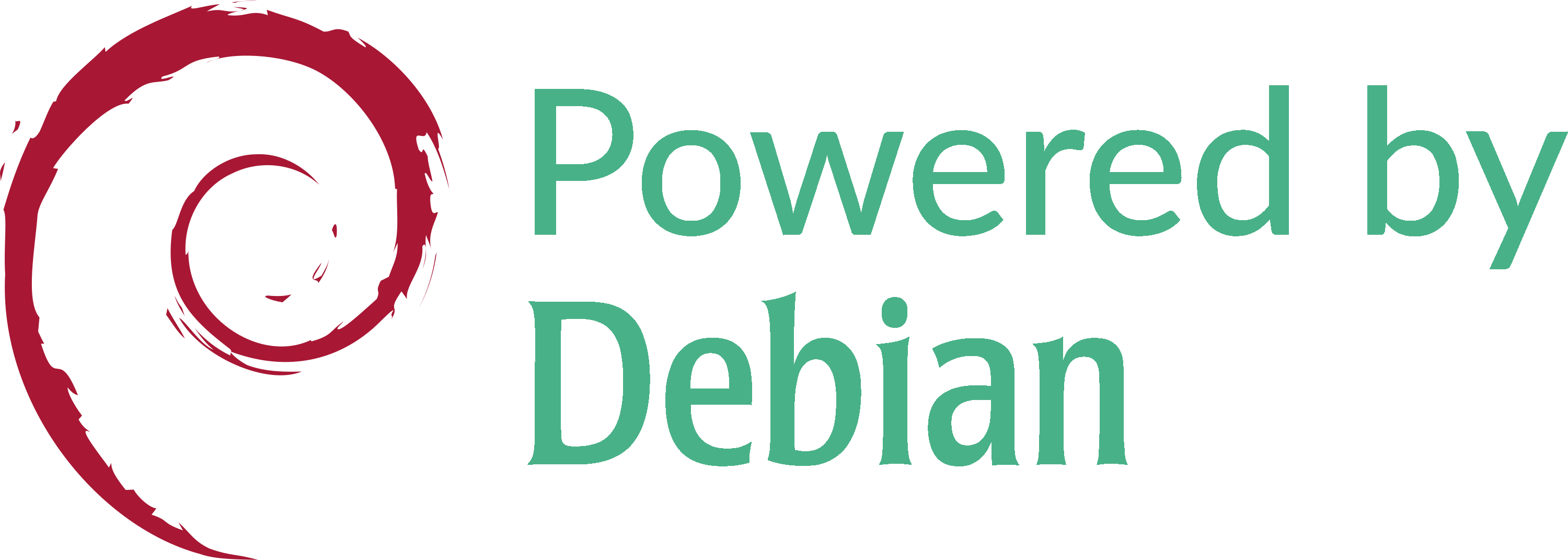 Powered by Debian